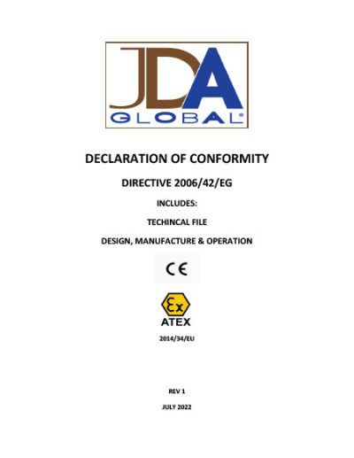 JDA Global - ATEX Certificate